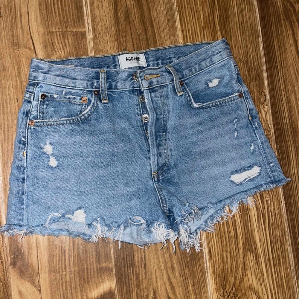 AGOLDE denim shorts